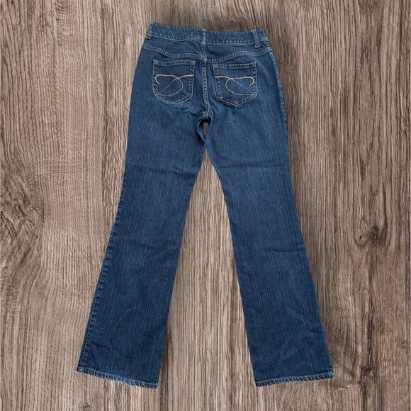 Chicos Ultimate Fit Boot Leg Jeans Classic Blue Women's Jeans 00 Regular - Picture 2 of 6